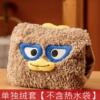 Water container, case bag, hand warmer, cute cartoon plush cloth bag charging