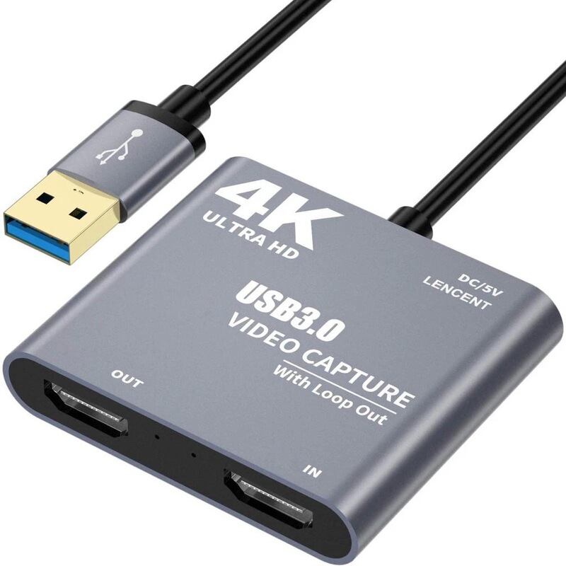 Cross-border USB3.0 capture card 4k video 4KUSBTO HDMI HD video capture card 1080p Cross-border USB3.0 capture card 4k video 4KUSBTO HDMI HD video capture card 1080p