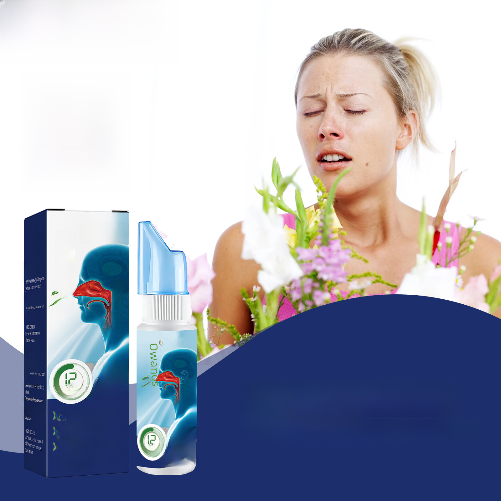 South Moon Nasal Spray Nasal Cleansing Relieves Nasal Congestion and Nasal Discomfort Nasal Care Spray