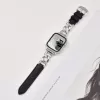 [Xiaoxiangfeng Genuine Leather Metal Chain] Black