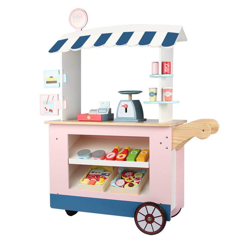 Juego de simulación de frutas de madera transfronterizo para niños, juguetes de juego de imitación, utensilios de cocina para guardería, regalo al por mayor image 11