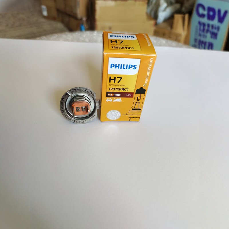 Philips H7 halogen bulb 12V55W car headlight low beam bulb PremiumVision series