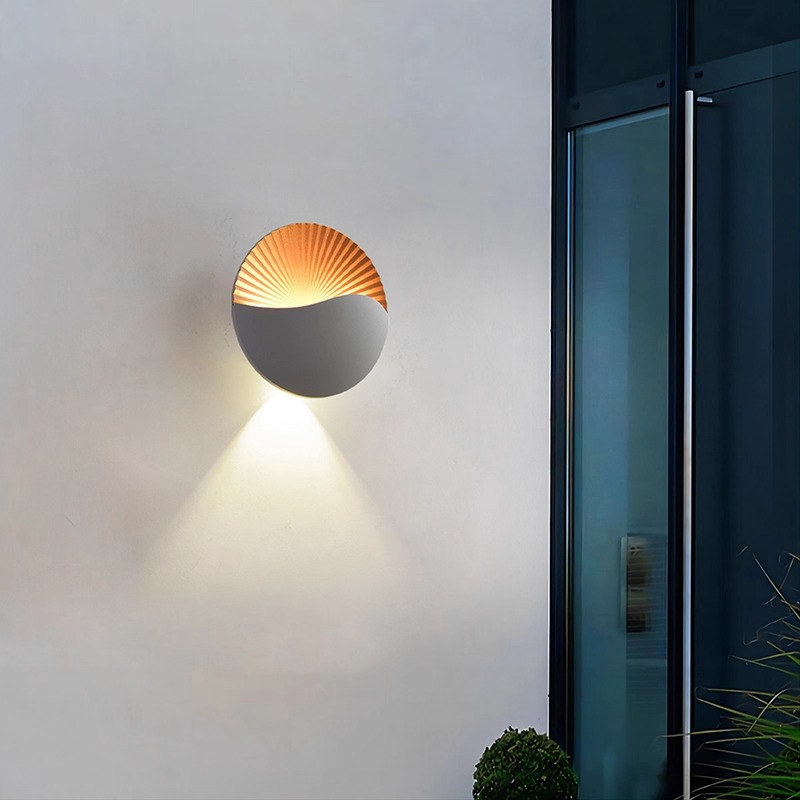 lámpara de pared al aire libre impermeable LED lámpara de pared lavable escalera moderna pasillo lámpara de pared patio lámpara de pared balcón lámpara de vestíbulo