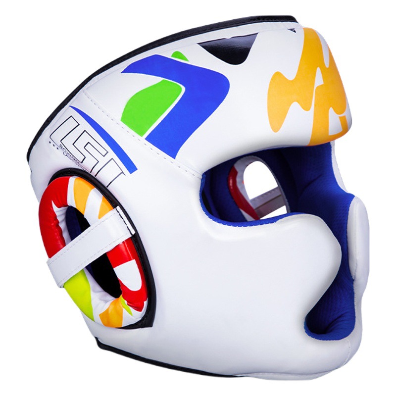 3-15 years old boxing helmet children Sanda fight head protection department Muay Thai Taekwondo thickened training competition men and women