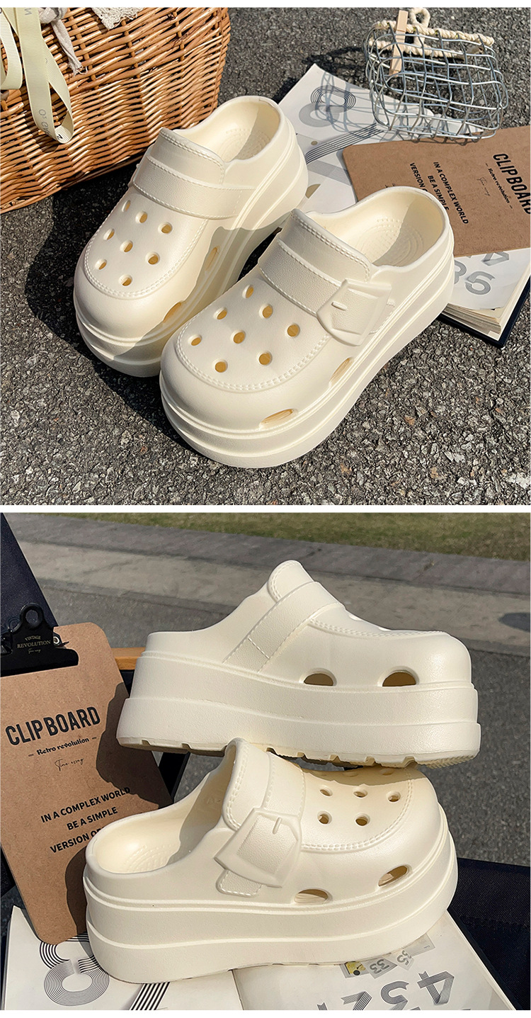 Women's Thick Sole Height Increasing Summer Beach Slippers_voghion.com