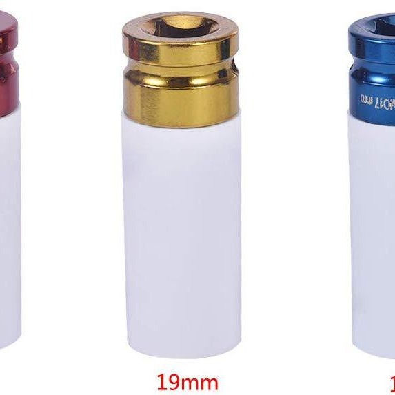 3 Unid desmontaje protección de neumáticos cabeza La Manga 17/19/21 pistola aire alargado llave eléctrica reparación herramienta traje 1/2