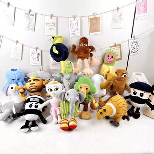 Cross-Border Tung Tung Sahur Shark Mountains and Seas Plush Doll Foreign Trade Export Toys