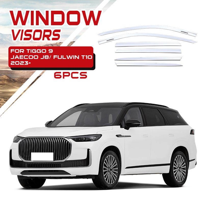 TXR es adecuado para Tiggo 9 Car Sunwatching Fengyun T10 Ventana de ventana de cejas de lluvia Panel de lluvia de visores de ventana