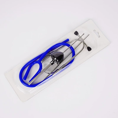 stethoscope cross-border, Mühərrik alətləri - blister-boxed-royal-blue