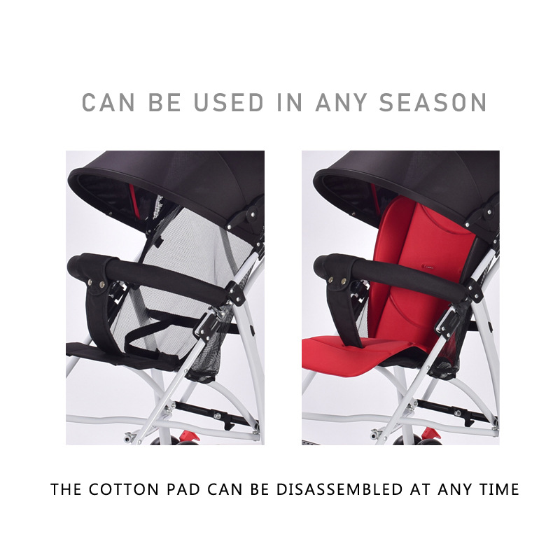 Cochecito de bebé ultraligero, plegable, con paraguas y amortiguador de gasa, portátil, ideal para bebés y niños, envío al por mayor.