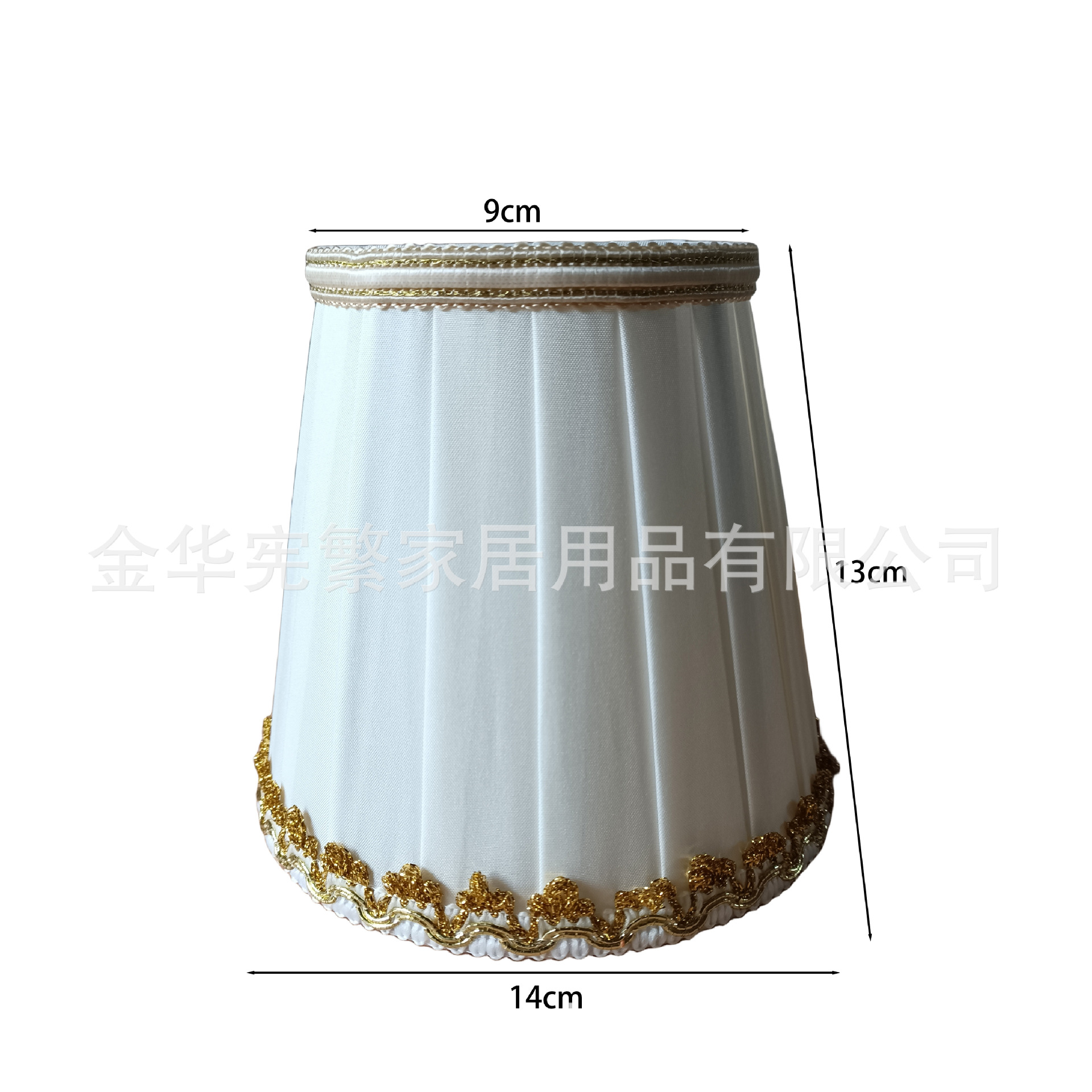 9x14x13 borde dorado beige (1 paquete)