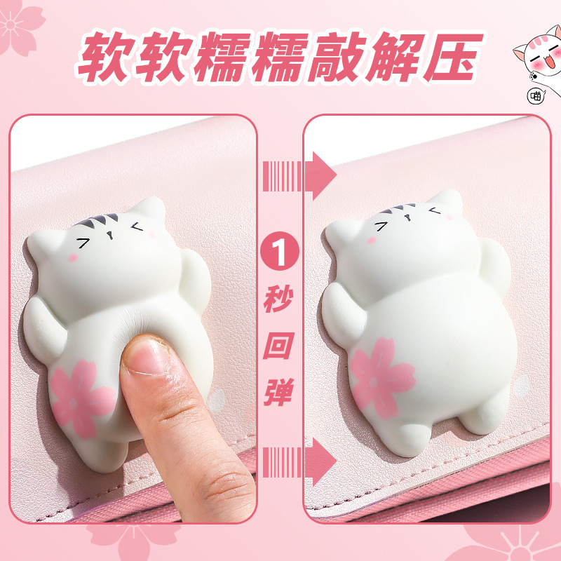 Bolsas de lápiz descomprimidas de gran capacidad de alta calidad caja de papelería adorable caja de lápiz para niños niñas estudiantes de secundaria primaria niñas