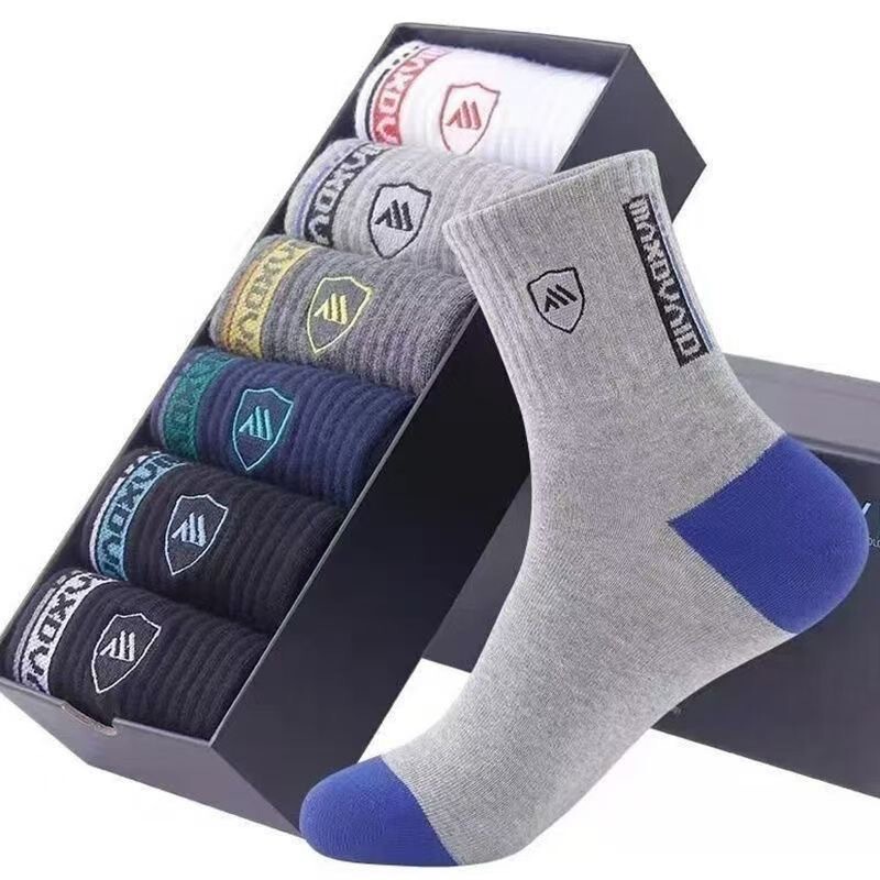 [3 pairs] summer mesh men's and women's tube socks breathable sweat-absorbent sports letter trend socks H69