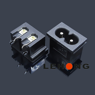 De-8-4P 0.35kg Core Figure 8/Safety Ac Socket/Power Socket/Pin Socket/Ac Female Socket/Appliance Socket
