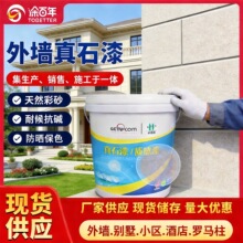 外墙真石漆天然彩砂石水包砂别墅涂料户外建筑装饰仿石漆水包砂
