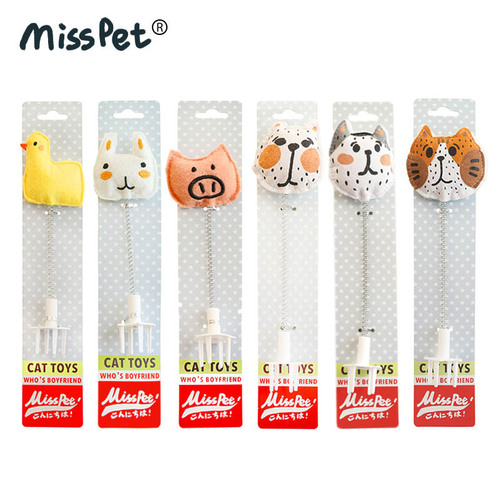 MISSPET Cat Teaser, Interactive Cat Toy, Entertaining and Fun, Cat Scratch Board Companion