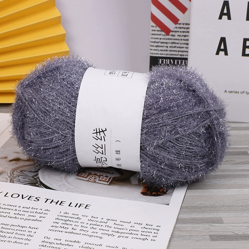Стеклянная шелковая нить, handmade мерцание, 50 г (≈100 м) — упакованный односторонний пряжа