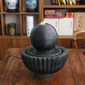 流水摆件;树脂工艺品;客厅落地摆件