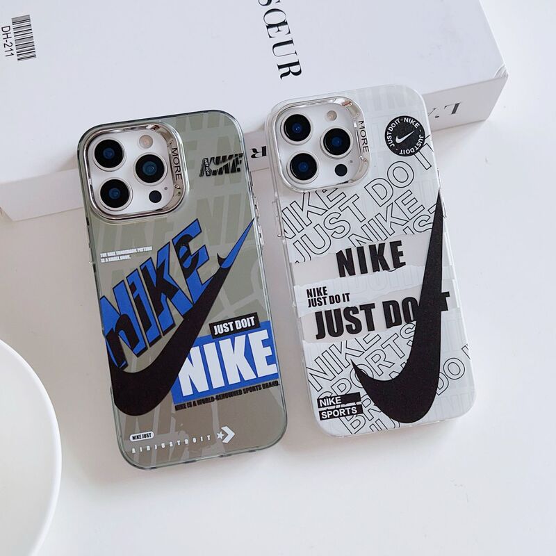 Electroplated Color Silver 11Nike iphone15promax Personality 14Pro Apple 13 Phone Case 12 New Electroplated Color Silver 11Nike iphone15promax Personality 14Pro Apple 13 Phone Case 12 New