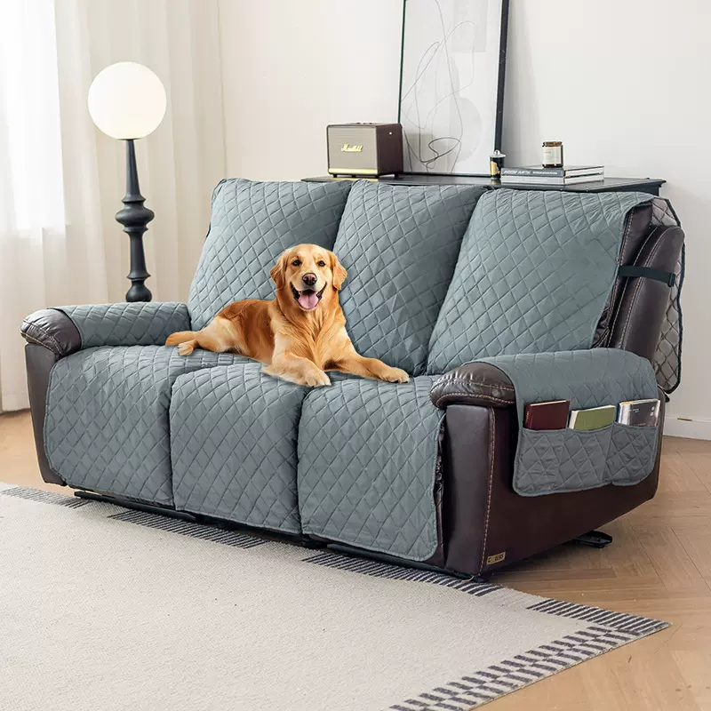 亚马逊款防滑高档功能沙发套躺椅沙发垫防滑纯色防水防滑躺椅垫罩