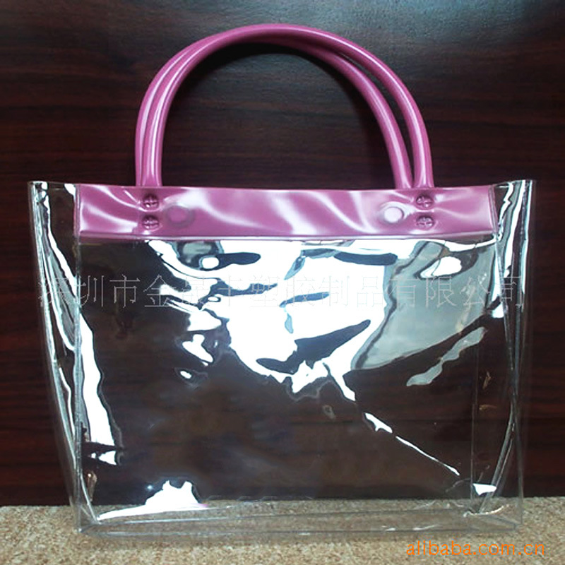 厂家供电压手挽袋PVC手提广告礼品袋教育机构培训资料EVA手提袋