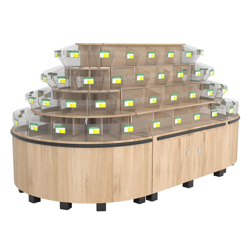 良达零食货架超市散称货架商场散装零食货架