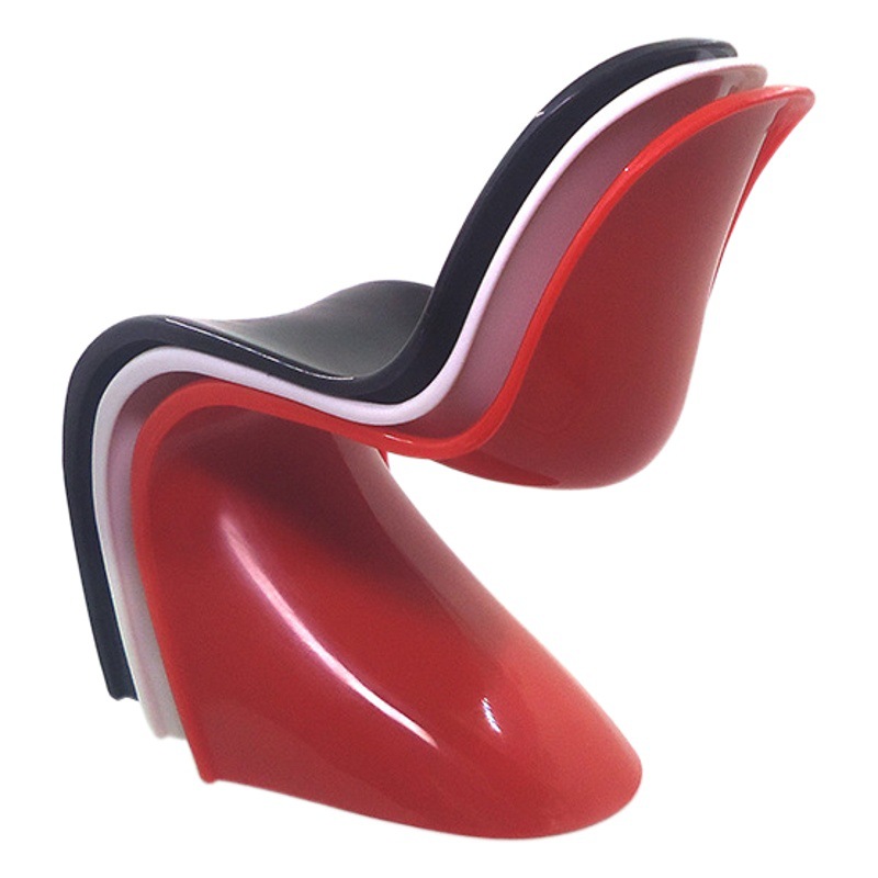 1:6 Dollhouse accesorios Dollhouse mini simulación 6 puntos bjd Big Pan Dong silla ocio casa modelo silla