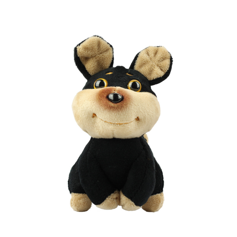 Celebridad en línea adorable extraña abeja perro llavero colgante creativo muñeca de peluche pareja mochila colgar muñeca máquina image 5