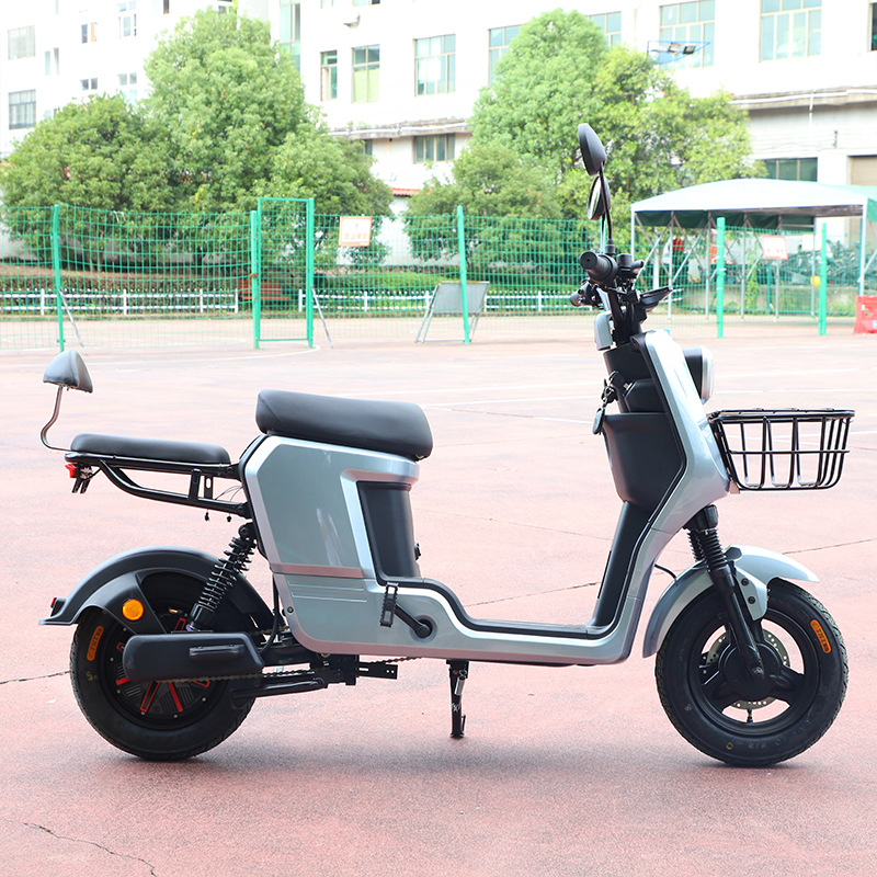 New national standard cross-border two-wheel electric car adult small electric bicycle double battery car factory wholesale electric motorcycle