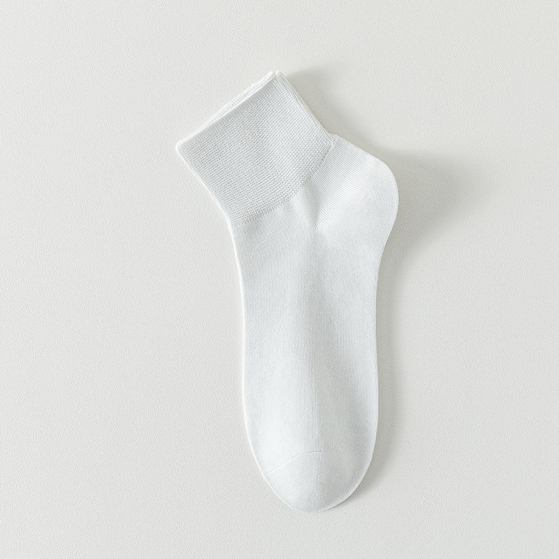 Calcetines de algodón de color sólido, calcetines de verano de mujer, calcetines sin costura, calcetines de mes, calcetines de paquete independiente, calcetines sueltas de color caramelo
