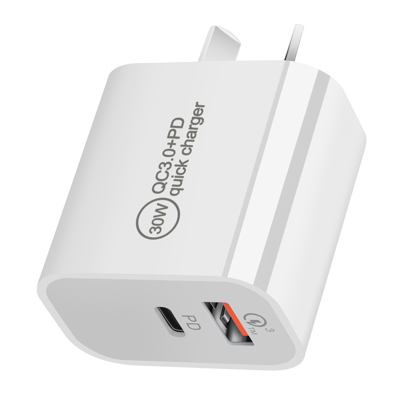 30W Australian standard PD charger 30W gallium nitride PD charger 30W mini PD + QC3.0 British standard adapter 30W Australian standard PD charger 30W gallium nitride PD charger 30W mini PD + QC3.0 British standard adapter