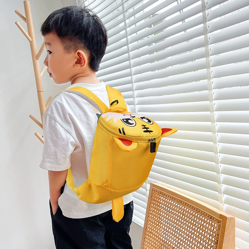 Cartoon three dimensional backpack, small bag with animals, school bag for kindergarten, 2022 collection, anti-lost, 3-6 years