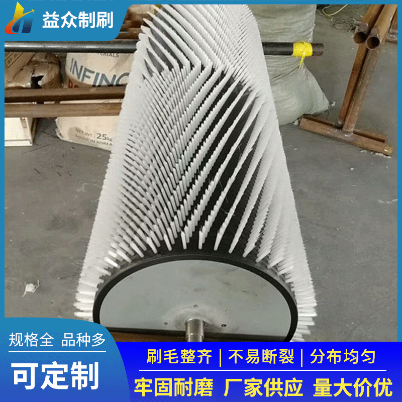 厂家供应线路板抛光磨料刷 木材抛光不织布刷辊辊刷