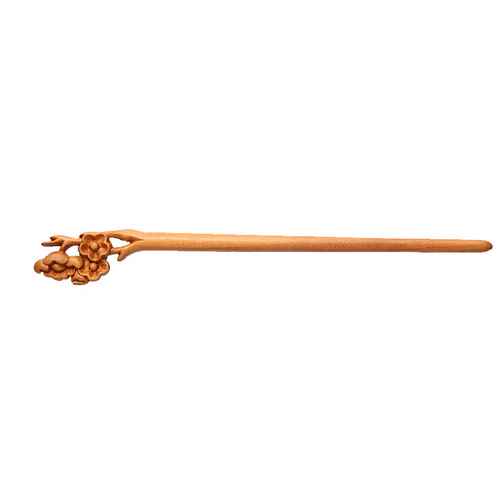 Peachwood hairpins, deer antlers finished products of the same style, gift to your girlfriend in ancient costume, antique style peachwood hairpins manufacturer wholesale