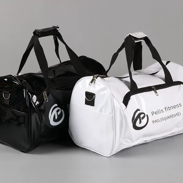 Pu Travel Bag for Women and Men, Oxford Zipper Bag, Customizable Logo, Yoga Sports Tote Gym Bag, Wholesale Portable