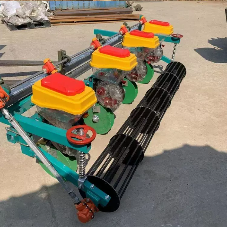 广东茂名250型旋耕机带56行玉米大豆播种机垄上种植花生点播机
