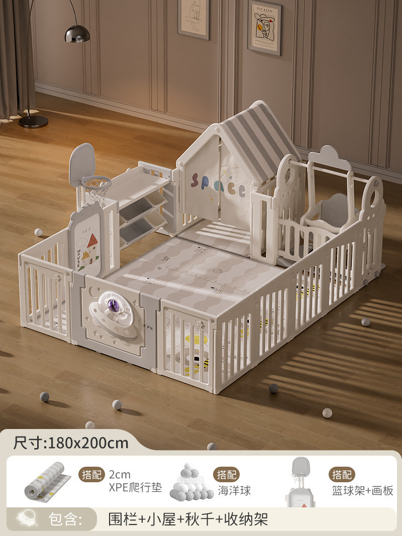 1.8*2.0 pequeña casa columpio estante de almacenamiento 2 cm XPE tapete
