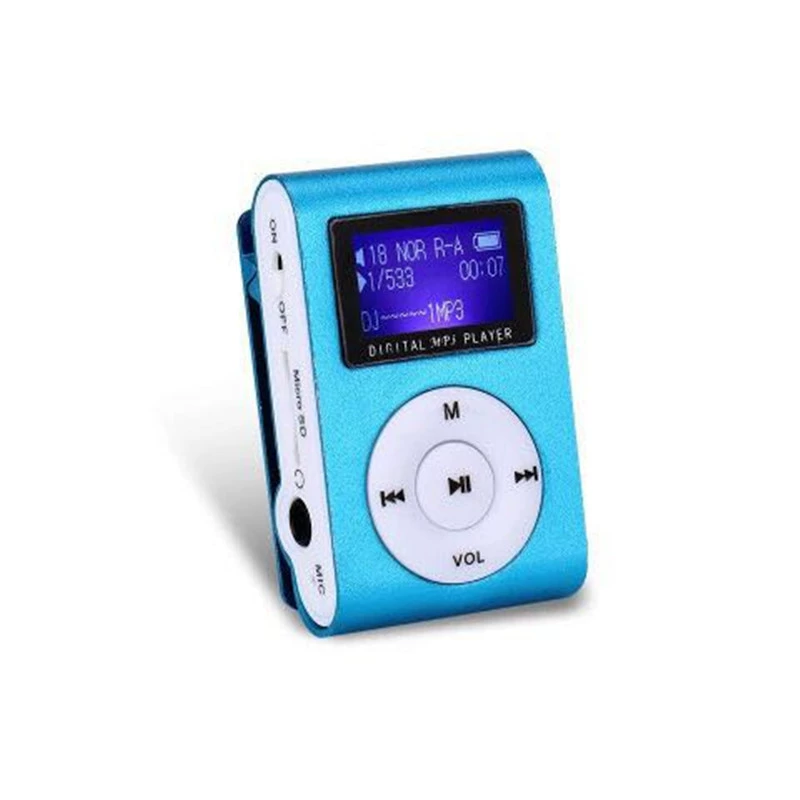 Производитель — металлический мини MP3-плеер с зажимом-экраном и картридером, спортивный MP3, креативный подарок