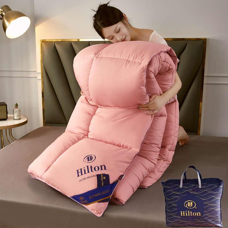 工場直販 ヒルトン級ホテル羽毛布団 春秋用布団 ホテル仕様グースダウン布団 中綿団体購入 ギフト布団