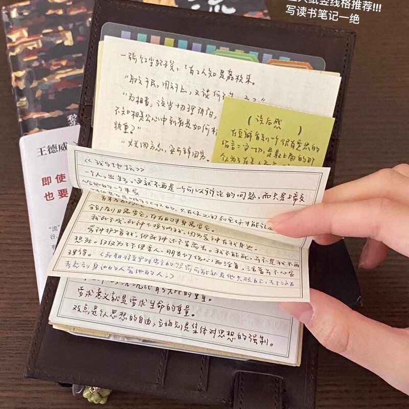 レトロダークブラウン m5 ルーズリーフハンドブック手作りレザー高価値学生ポータブルポケット日記ノートブック|undefined