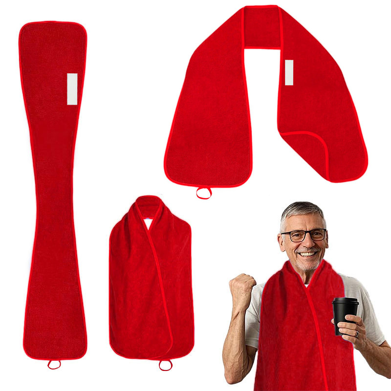 Toalla de saliva multiusos antiincrustante para ancianos, babero para hemiplejía