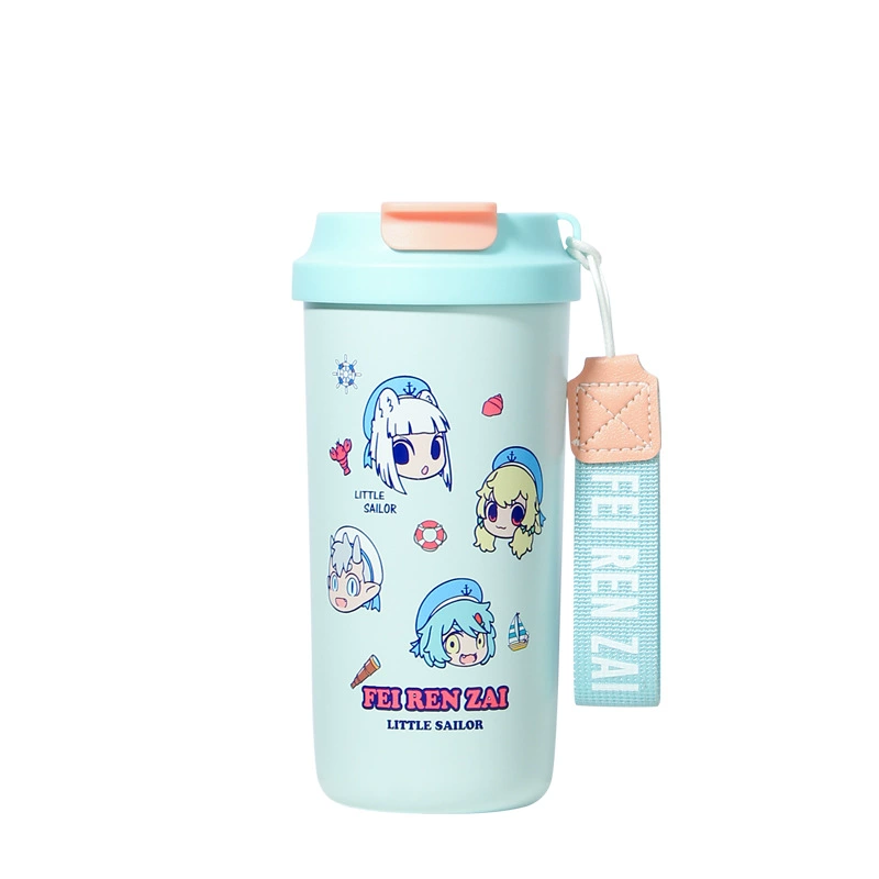 Cartoon navy coffee handheld cute creative high quality glass, creative gift