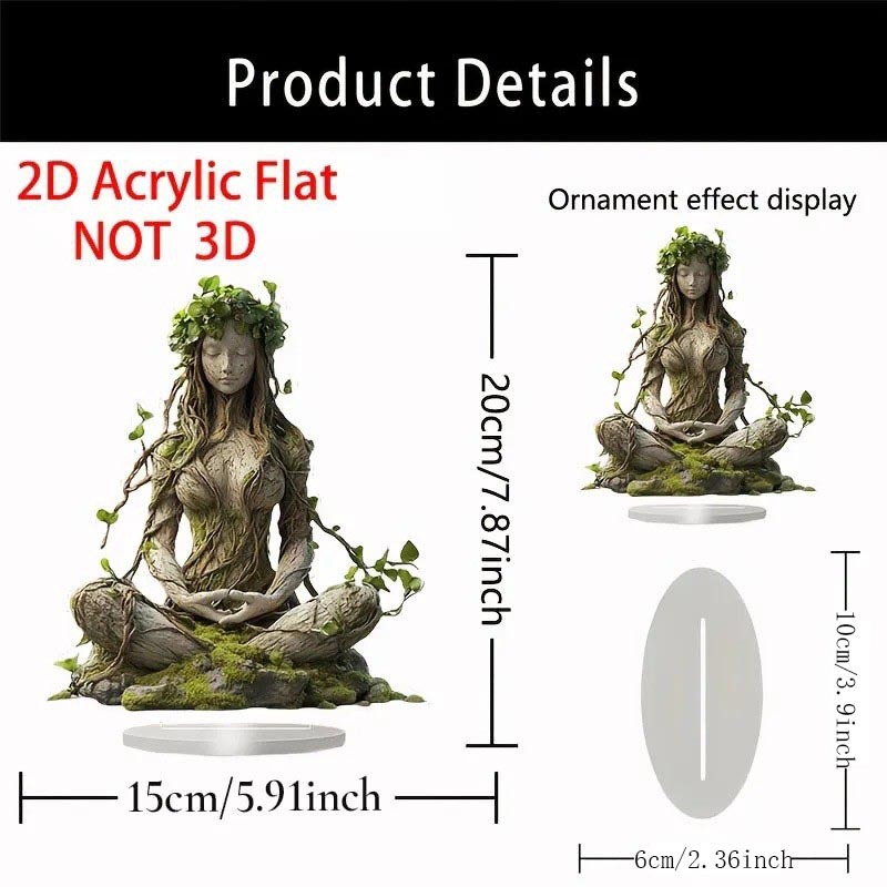 Estatuas de acrílico 2D bohemias transfronterizas decoraciones de escritorio de sala de estar dormitorio de oficina