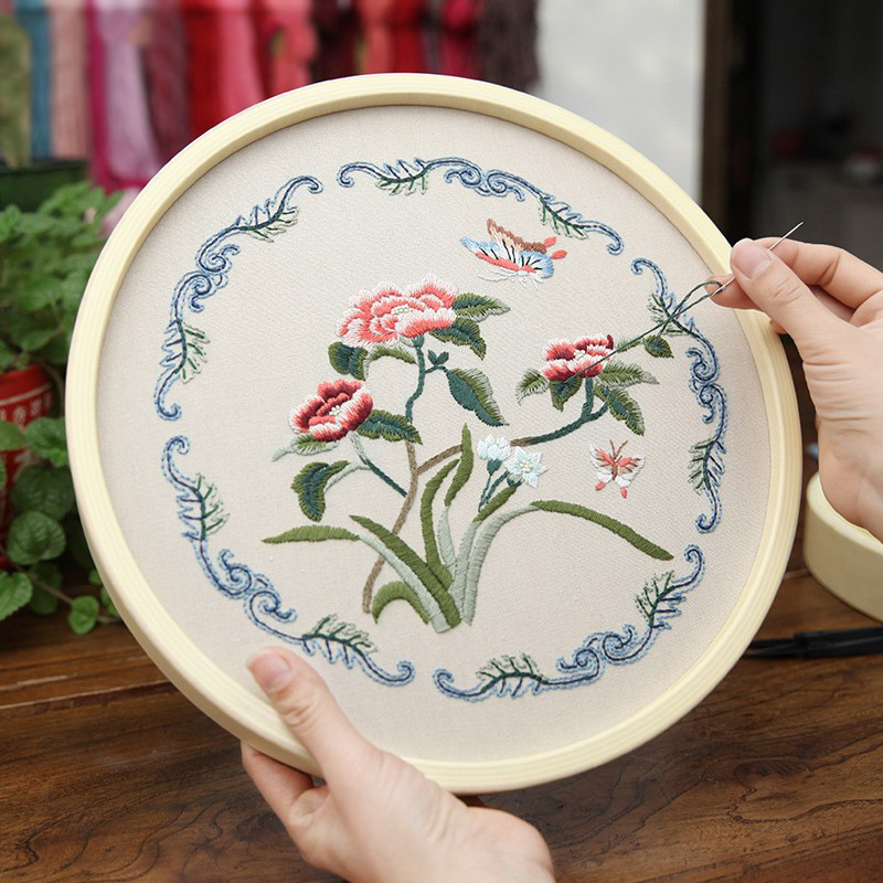 Bordado de dedo DIY paquete de material Lu Bordado mujeres embarazadas bordado colgando pintura punto de cruz Diamante pintura paquete de material de pintura