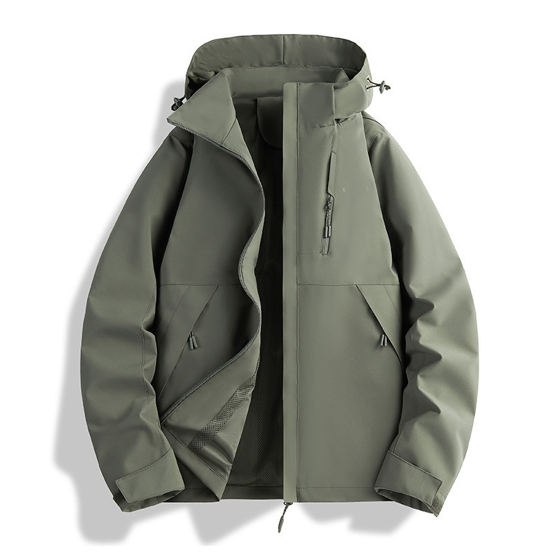 啄木鸟紫色冲锋衣女款新款春秋季三合一小个子登山服防风外套|undefined