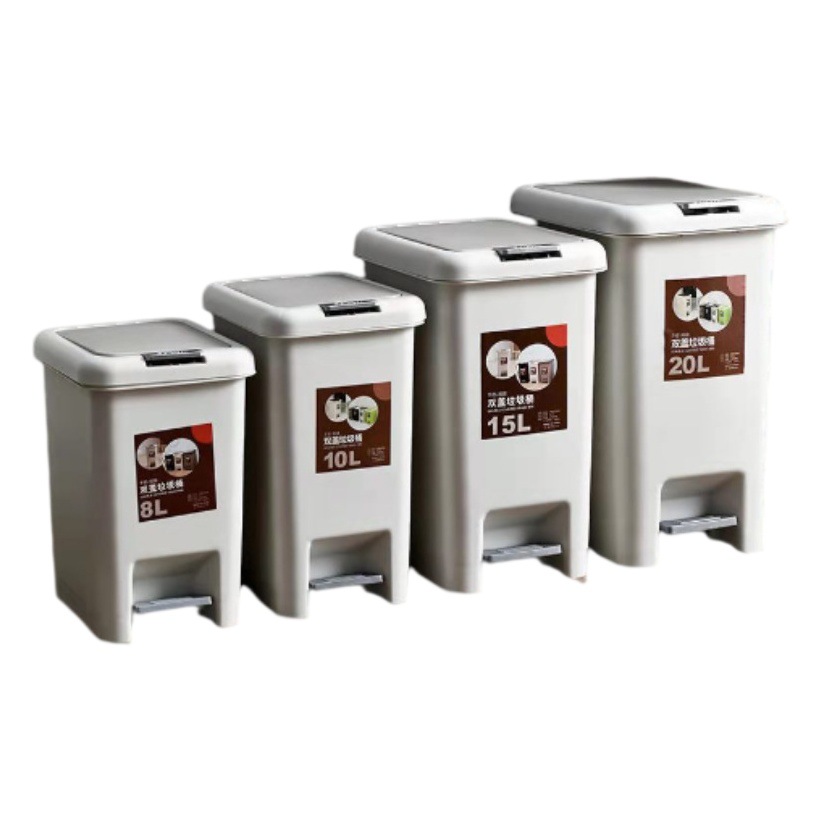 Household trash can a batch of household large foot step trash can with lid hand according to the living room trash can wholesale