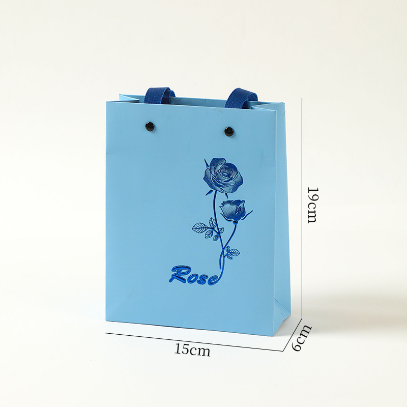 Bolsa de Regalo Pequeña de Color Sólido, Bolsa de Papel Simple para Joyería, Bolsa de Embalaje para Collares y Anillos, Venta al por Mayor