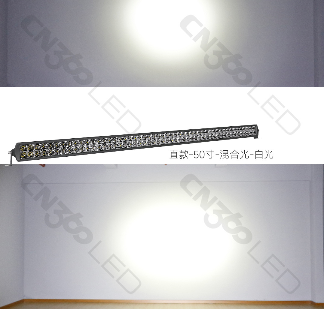 Cn360 49 Models of Long Strip Led Work Lights with High Power, Suitable for Retrofitting on Car Roof, Front Grille, Front Bumper, and Engine Hood