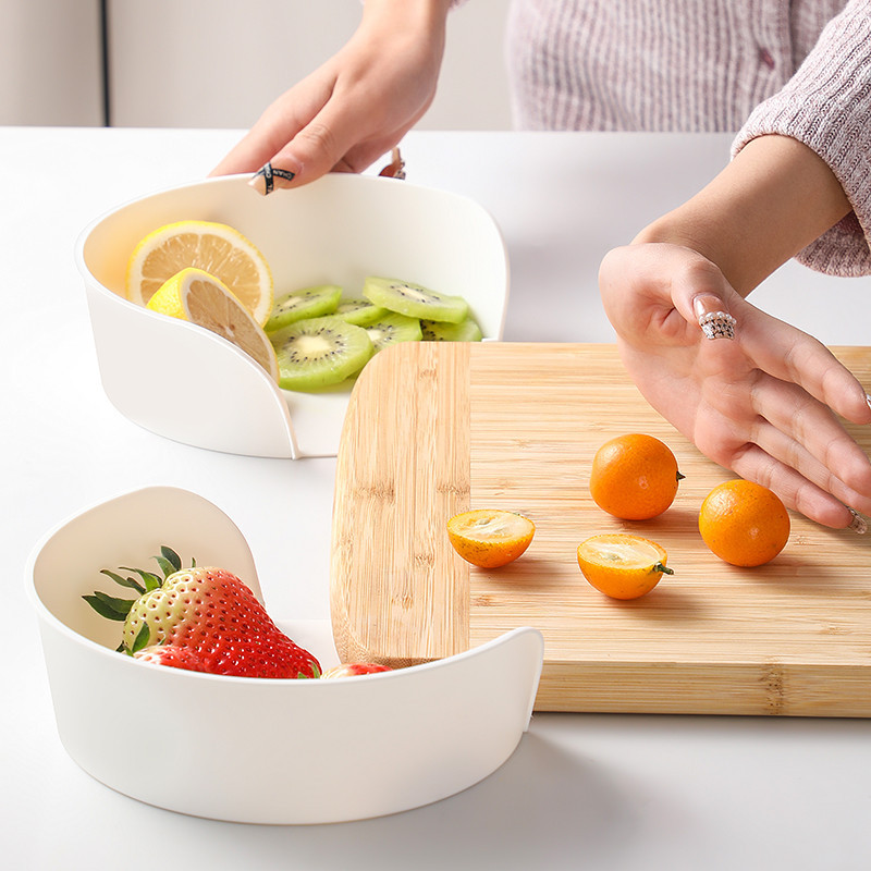 Japanese-style minimalist kitchen serving tray, cutting board, and side dish platter for stir-frying, hot pot, and portioning food