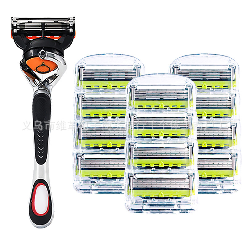 12 knife heads + 1 silver knife holder